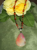 peach striped agate gemstone Picture