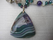 crazy lace agate necklace Picture